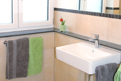 Badezimmer mit Dusche